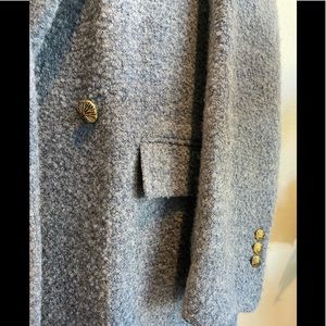 Beautiful Tweet babe Blue Coat